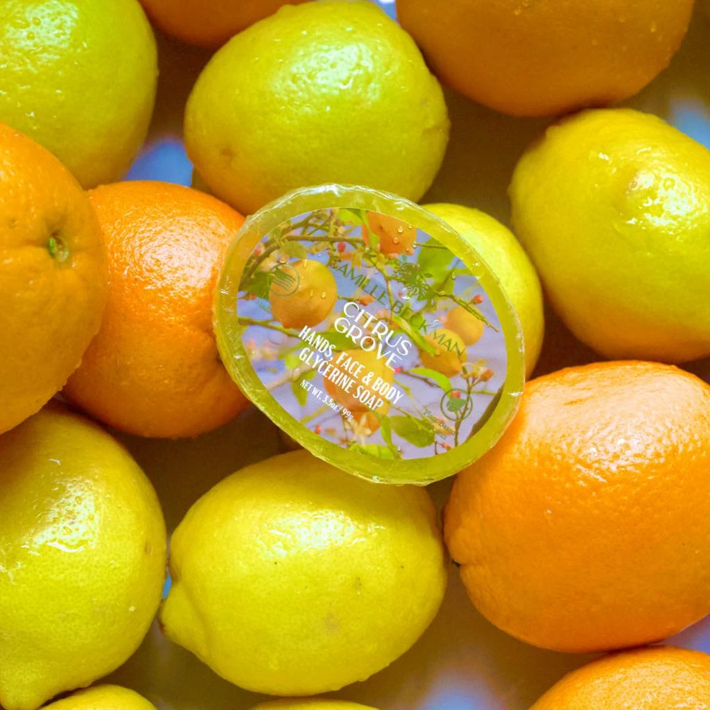 商品Camille Beckman|Glycerine Bar Soap Citrus Grove 3.5oz,价格¥37,第2张图片详细描述