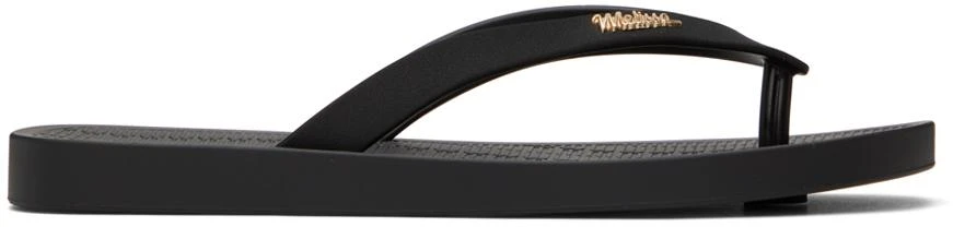 商品Melissa|Black Sun Long Beach Flip Flops,价格¥306,第1张图片