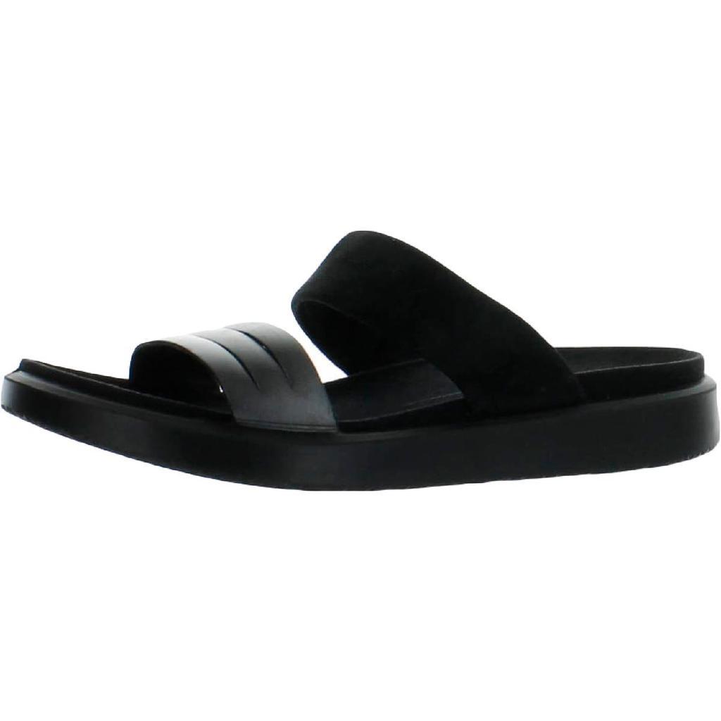 商品ECCO|ECCO Womens Suede Slip On Flatform Sandals,价格¥515,第1张图片