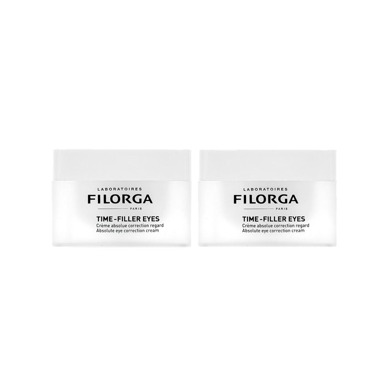 商品Filorga|【2件包邮装】FILORGA/菲洛嘉 逆龄时光紧致眼霜 15ml*2,价格¥695,第1张图片