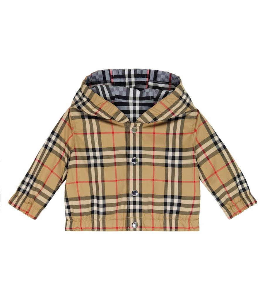 Baby Vintage Check reversible jacket商品第4张图片规格展示