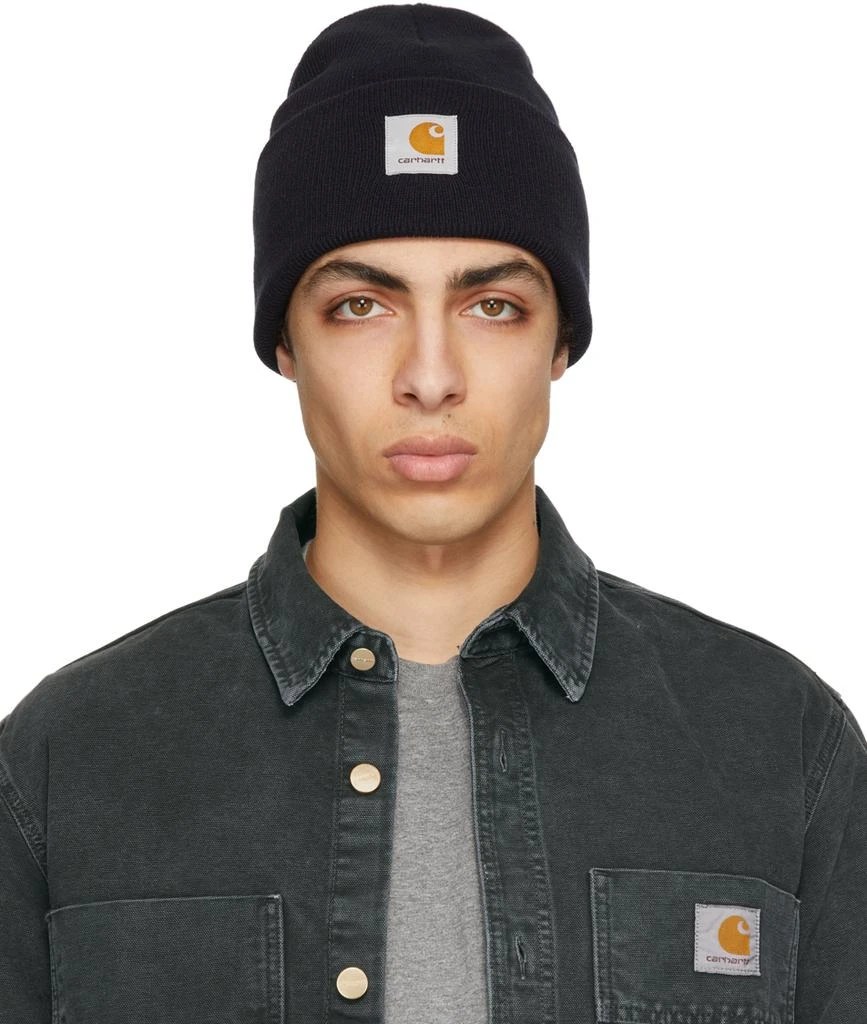 商品Carhartt WIP|Navy Watch Beanie,价格¥280,第1张图片