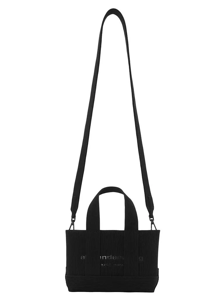 商品Alexander Wang|Mini Rib-Knit Logo Tote,价格¥2072,第1张图片