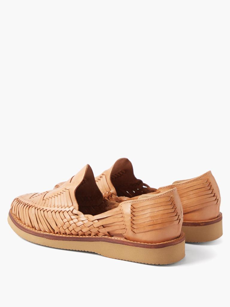 Alejandro woven-leather loafer sandals商品第6张图片规格展示