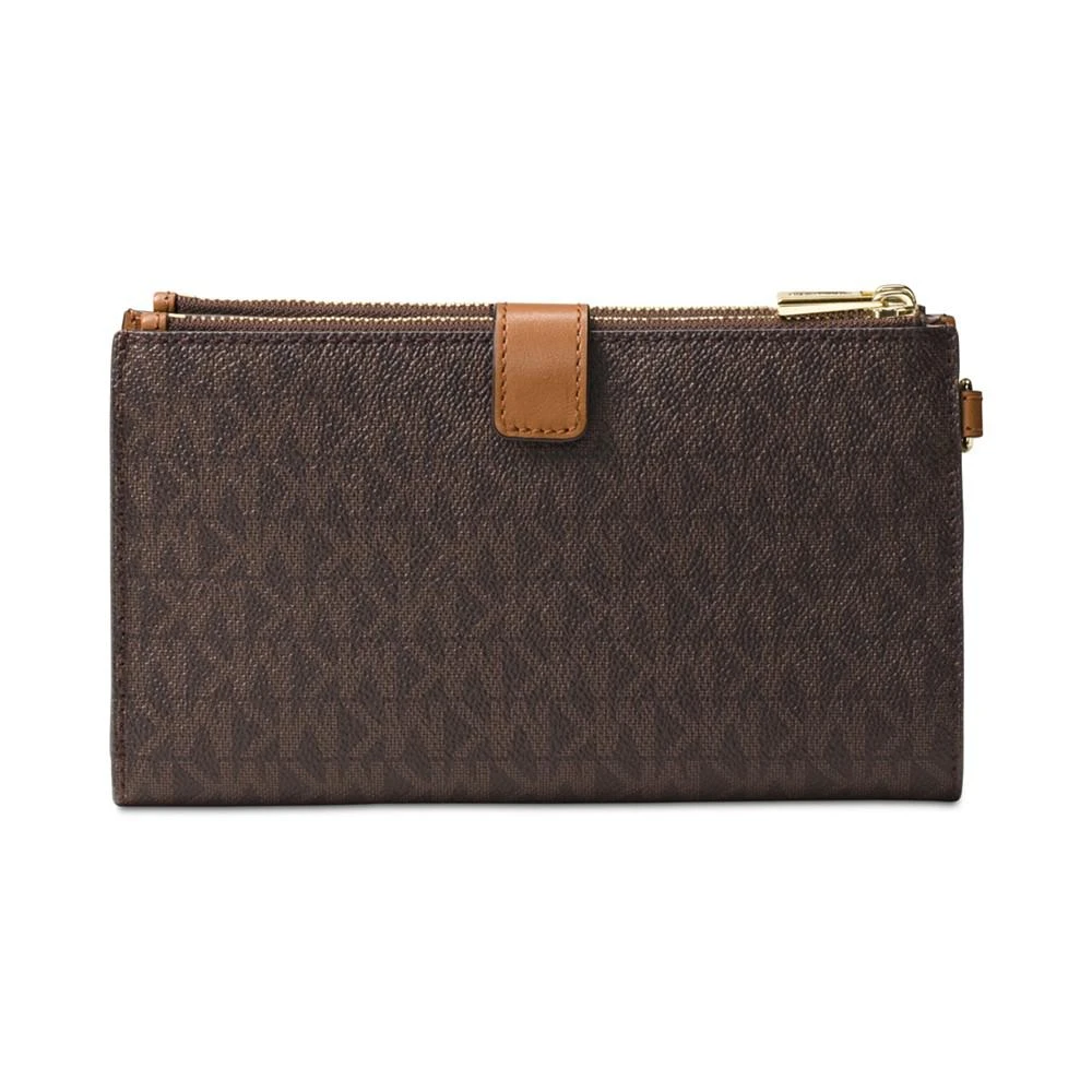 商品Michael Kors|Signature Adele Double Zip Phone Wristlet,价格¥948,第4张图片详细描述