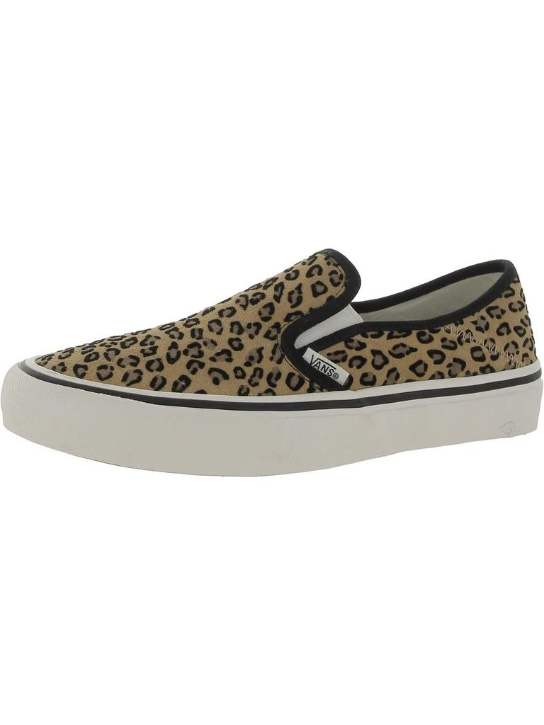 商品Vans|Slip-On SF Womens Suede Leopard Print Casual and Fashion Sneakers,价格¥376,第1张图片