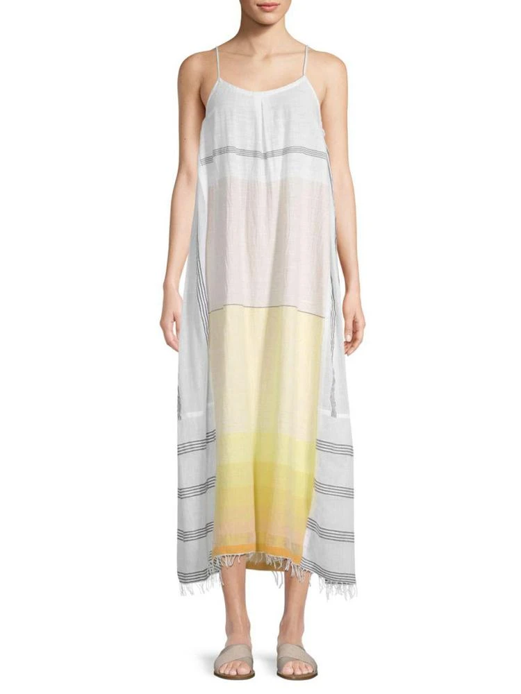 商品LEMLEM|Zena Striped Slip Dress,价格¥1487,第1张图片