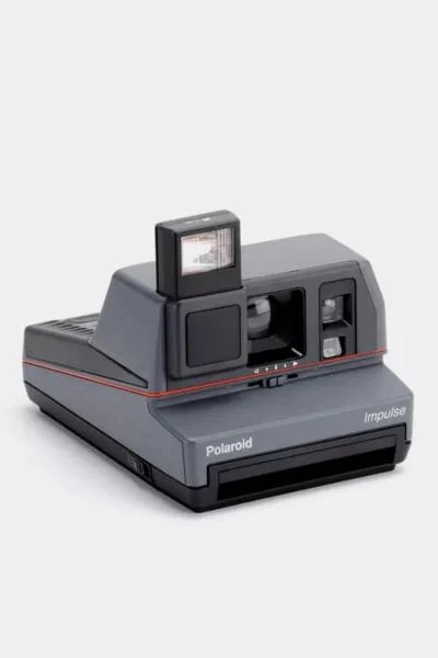 商品Polaroid|Vintage Polaroid Grey Impulse 600 Instant Camera Refurbished by Retrospekt,价格¥1062,第1张图片