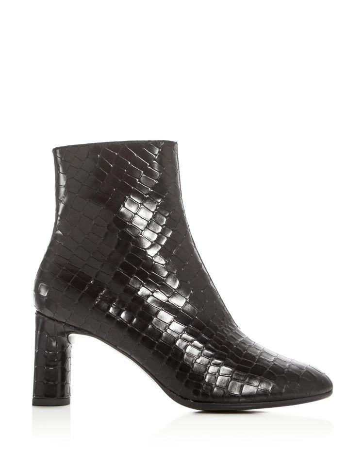 商品ROBERT CLERGERIE|Robert Clergerie Elte Croc Embossed High Heel Booties,价格¥3120,第2张图片详细描述