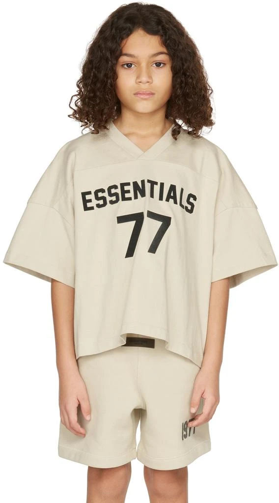 商品Essentials|Kids Beige Football T-Shirt,价格¥271,第2张图片详细描述