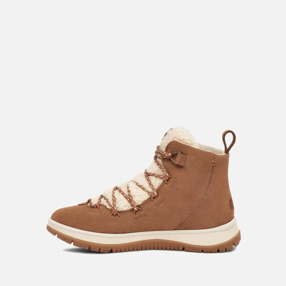 商品UGG|UGG WOMEN'S LAKESIDER HERITAGE MID WATERPROOF SUEDE BOOTS - CHESTNUT,价格¥685,第3张图片详细描述