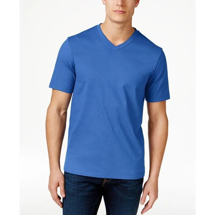 商品Club Room|Men's Cotton V-Neck T-Shirt, Created for Macy's,价格¥75,第2张图片详细描述