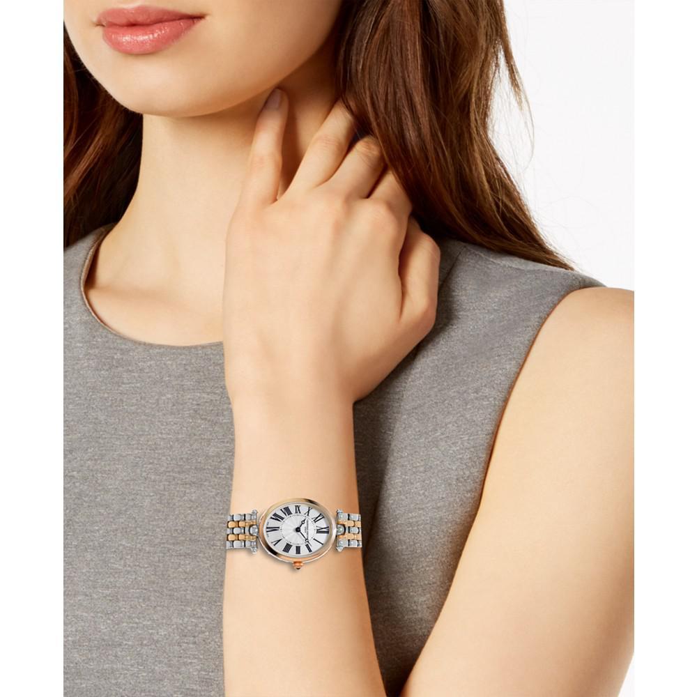 商品Frederique Constant|Women's Swiss Art Deco Two-Tone Stainless Steel Bracelet Watch 30x25mm,价格¥11694,第4张图片详细描述