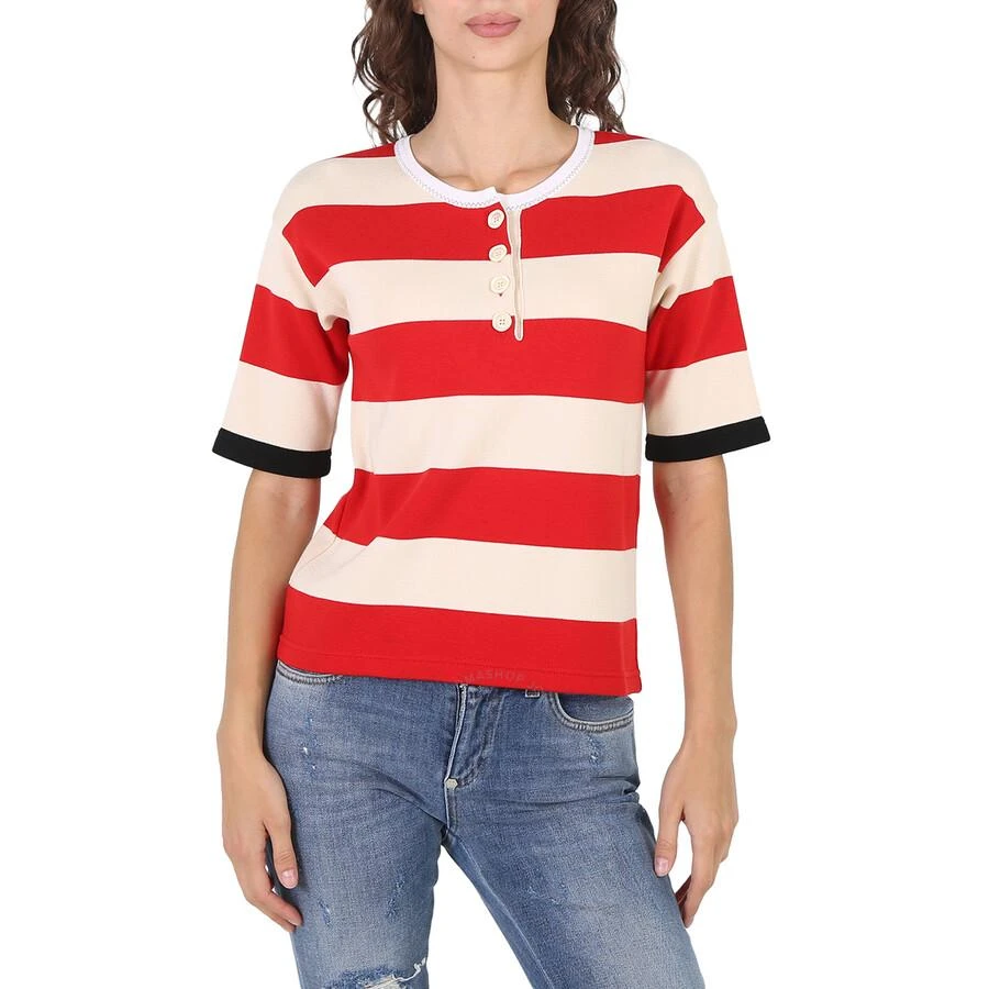 商品Marni|Ladies Striped Crewneck Shirt,价格¥1572,第1张图片