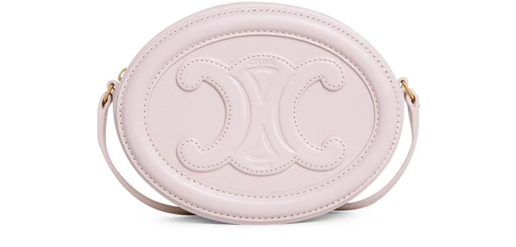 商品Celine|Crossbody oval purse cuir Triomphe in smooth calfskin,价格¥8130,第1张图片