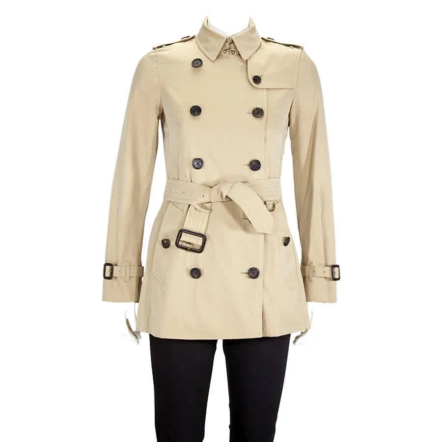 商品Burberry|Ladies Heritage Honey Kensington Short Trench Coat,价格¥9829,第1张图片