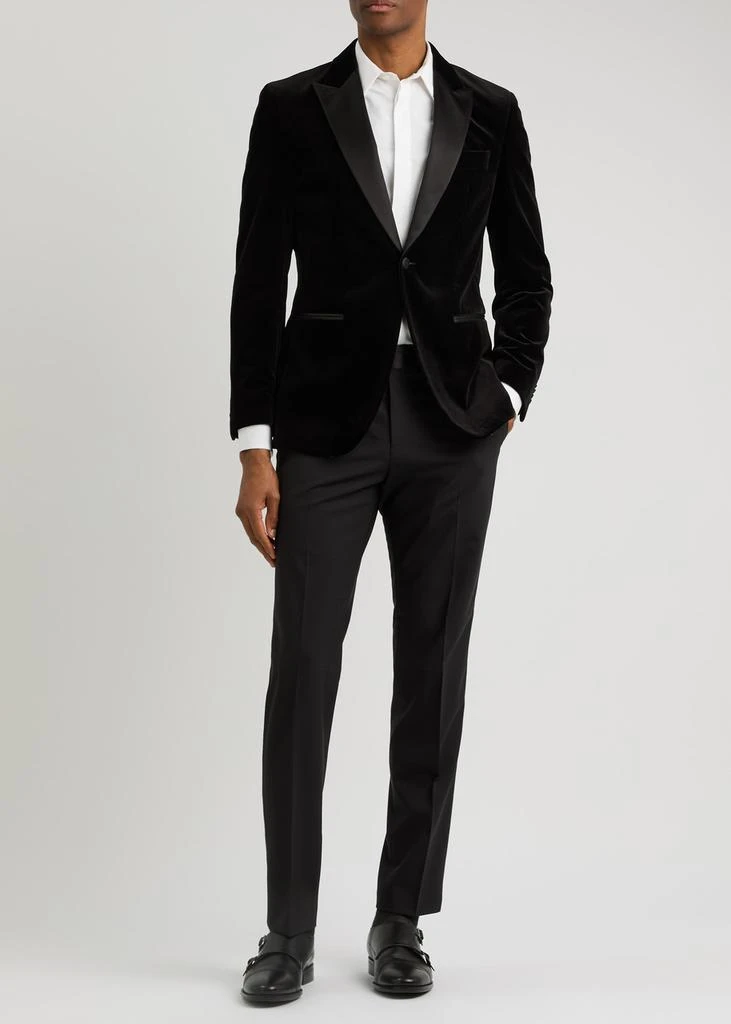 商品Hugo Boss|Hutson velvet blazer ,价格¥2583,第4张图片详细描述