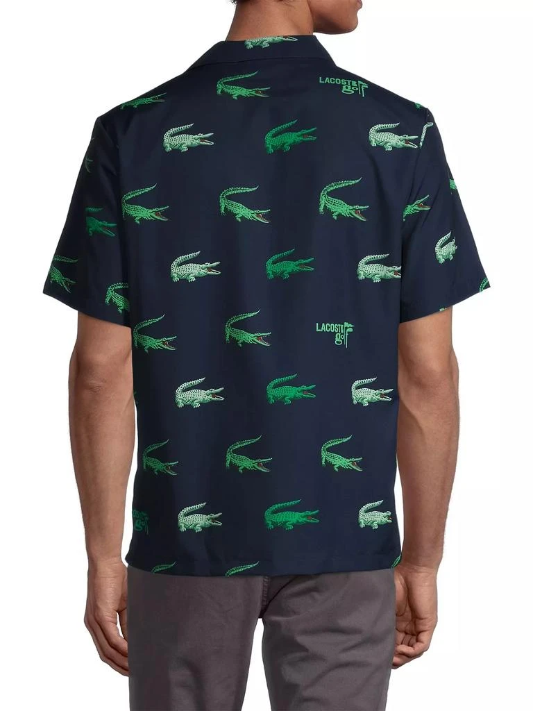 商品Lacoste|Crocodile-Printed Woven Shirt,价格¥569,第5张图片详细描述