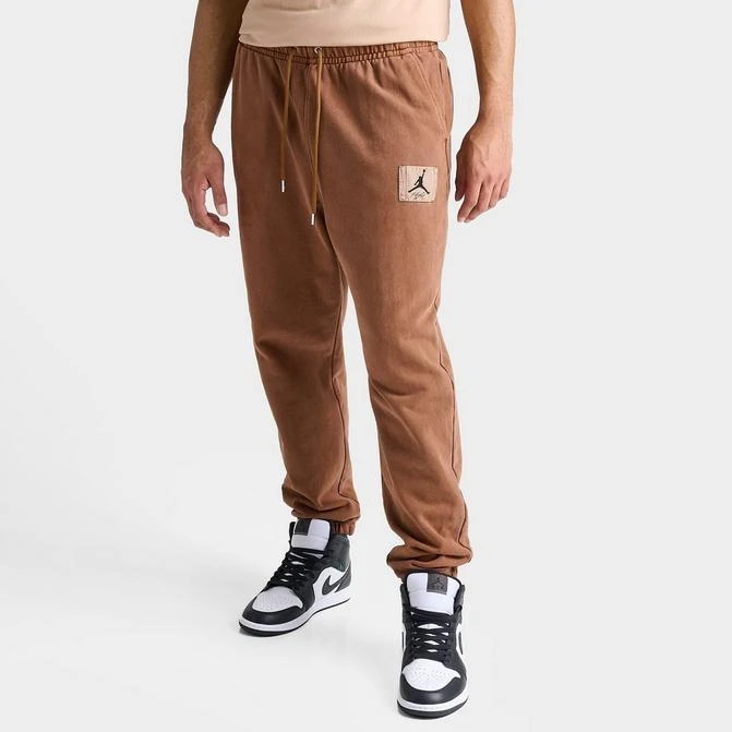 商品Jordan|Men's Jordan Essentials Statement Washed Fleece Sweatpants,价格¥476,第1张图片