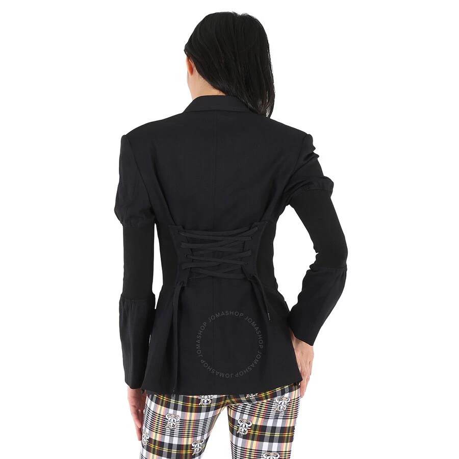 商品Burberry|Ladies Black Technical Twill Reconstructed Blazer,价格¥3324,第3张图片详细描述