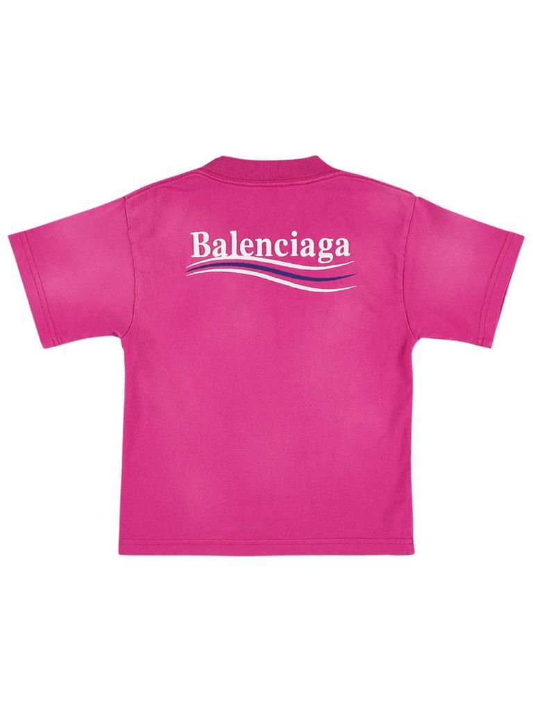 商品Balenciaga|Cotton Jersey S/s T-shirt,价格¥1848,第4张图片详细描述