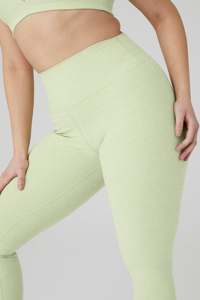 Alosoft High-Waist 7/8 Highlight Legging - Iced Green Tea Heather商品第9张图片规格展示