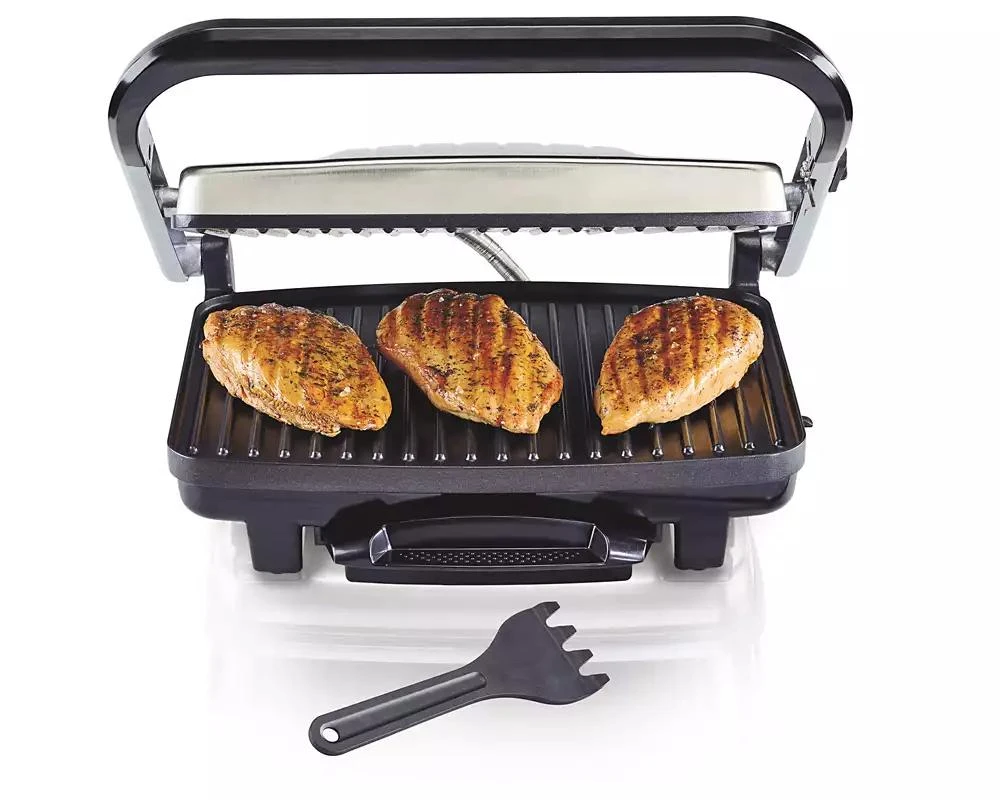 商品Hamilton Beach|Panini Press & Indoor Grill - 25410,价格¥420,第1张图片