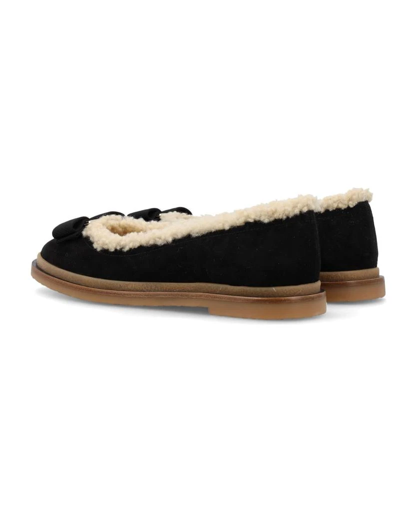 商品Salvatore Ferragamo|Varina Winter Ballet Flat,价格¥4774,第4张图片详细描述