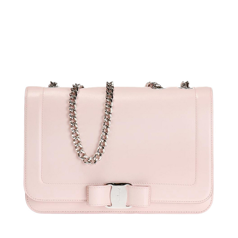 商品[国内直发] Salvatore Ferragamo|Salvatore Ferragamo 菲拉格慕 女士粉色小牛皮单肩包 21-G878-8685825,价格¥4447,第1张图片