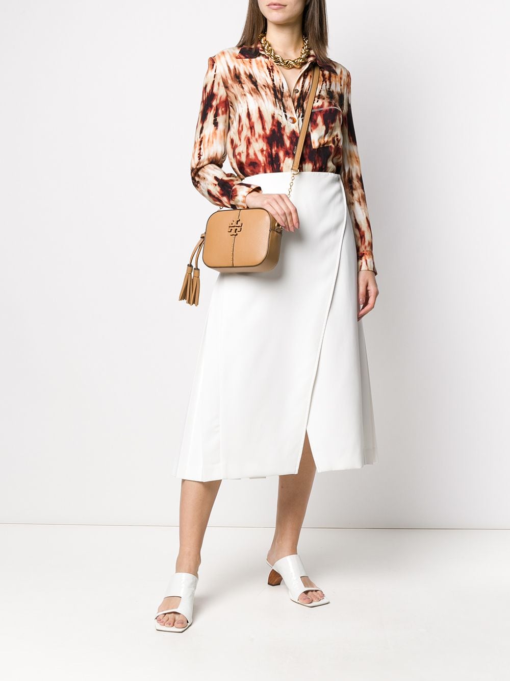 Tory Burch 女士单肩包 64447MCGRAW227-1 米白色商品第3张图片规格展示