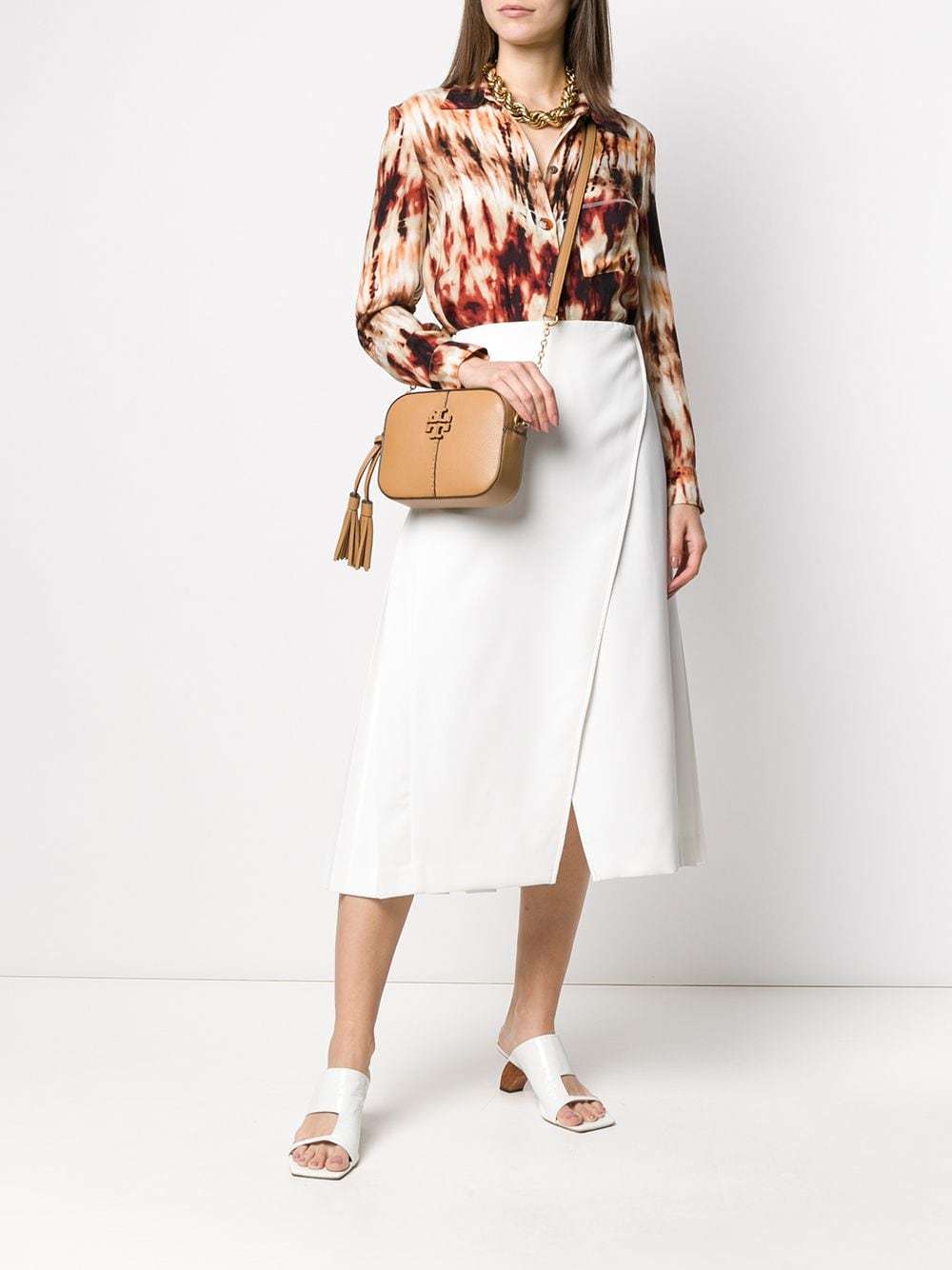 商品Tory Burch|Tory Burch 女士单肩包 64447MCGRAW227-1 米白色,价格¥2145,第6张图片详细描述