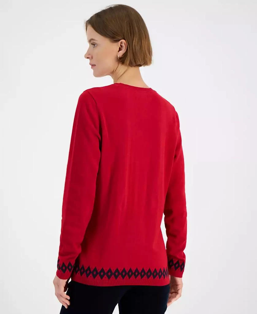 商品Tommy Hilfiger|Women's Graphic Ivy Sweater,价格¥94,第2张图片详细描述