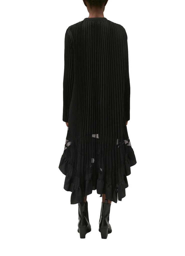 商品Claudie Pierlot|褶裥荷叶边长款连衣裙,价格¥2287,第3张图片详细描述
