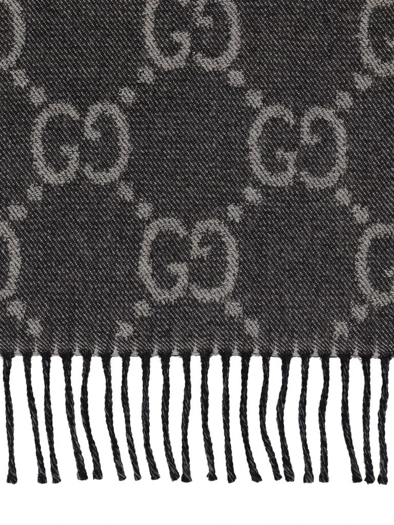 商品Gucci|Gg Jacquard Wool Knit Scarf,价格¥3747,第3张图片详细描述