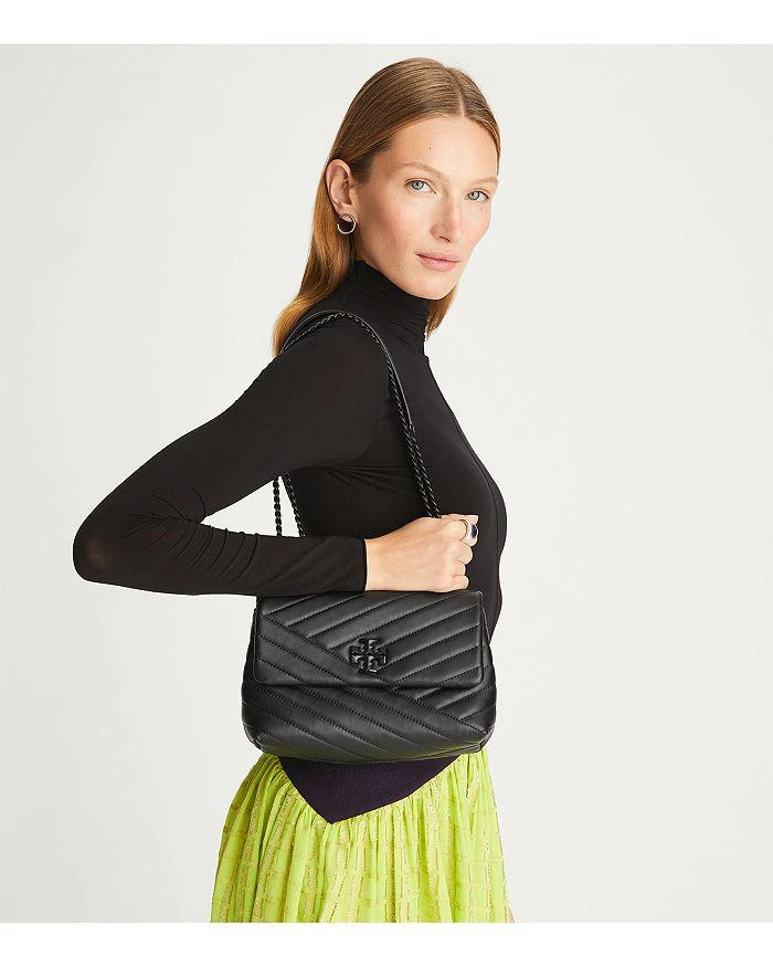 商品Tory Burch|Small Kira Chevron Convertible Leather Shoulder Bag,价格¥4037,第2张图片详细描述