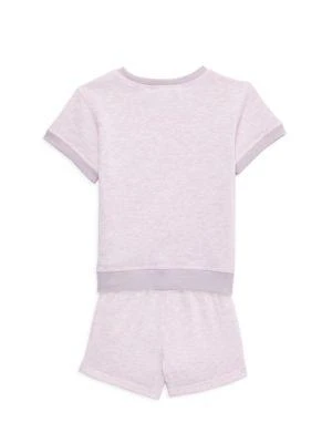 商品Calvin Klein|Little Girl's 2-Piece Logo Tee & Shorts Set,价格¥112,第2张图片详细描述
