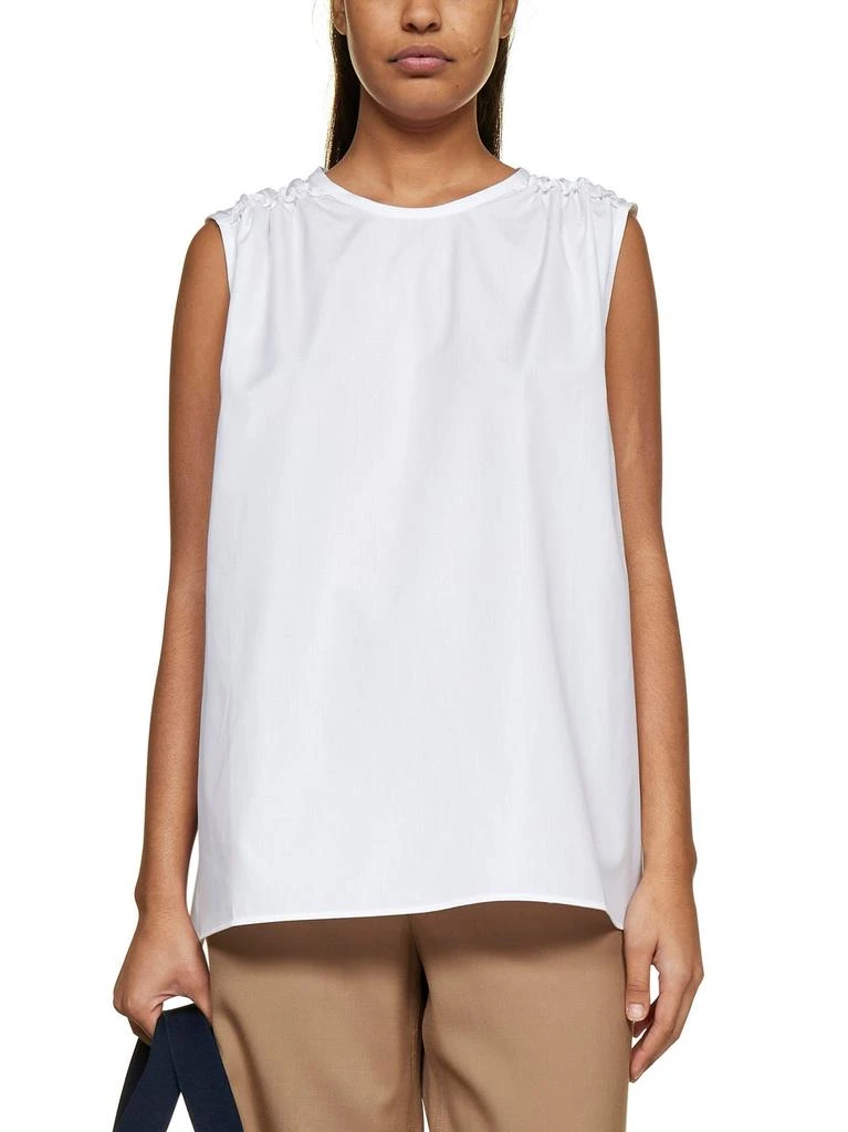 商品Marni|Marni Ruffled Detail Crewneck Sleeveless Top,价格¥1572,第2张图片详细描述