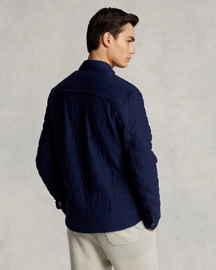 商品Ralph Lauren|Quilted Double-Knit Shirt Jacket,价格¥927,第5张图片详细描述