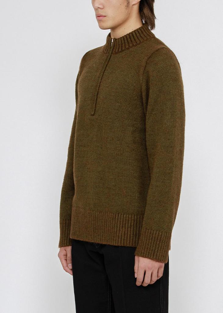 Maison Margiela Wool Quarter Zip Sweater商品第3张图片规格展示
