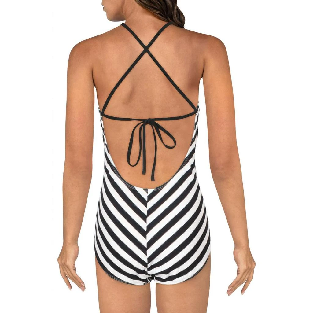 商品RACHEL Rachel Roy|Rachel Rachel Roy Womens Striped Lined One-Piece Swimsuit,价格¥175,第2张图片详细描述