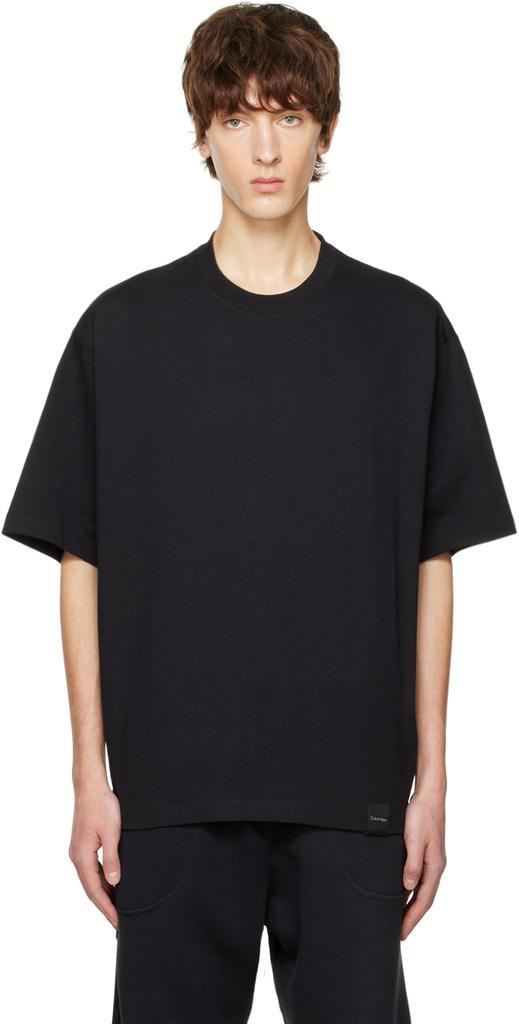 商品Calvin Klein|Black Printed T-Shirt,价格¥356,第1张图片