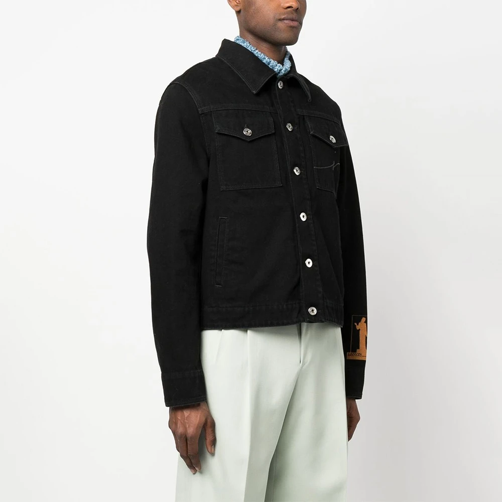 LANVIN 黑色男士外套 RMJA0103-D055P23-10 商品