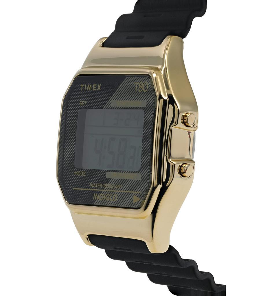 商品Timex|34 mm T80 Digital Dial Resin Strap Watch,价格¥479,第4张图片详细描述