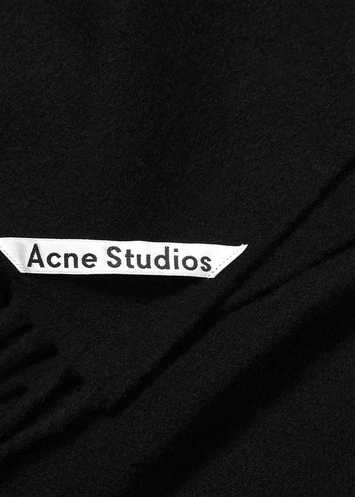 商品Acne Studios|Canada black wool 围巾,价格¥898,第3张图片详细描述