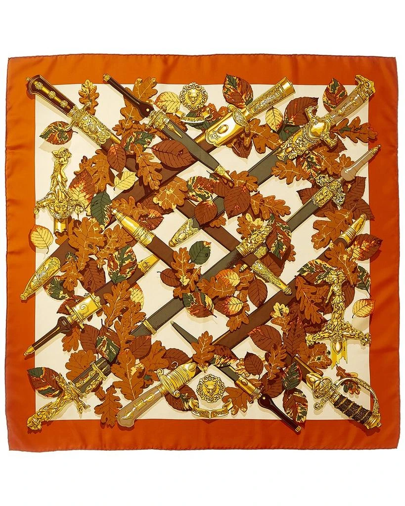 商品[二手商品] Hermes|Hermes "Au Plus Dru," by Vladimir Rybaltchenko Silk Scarf (Authentic Pre-Owned),价格¥2767,第1张图片