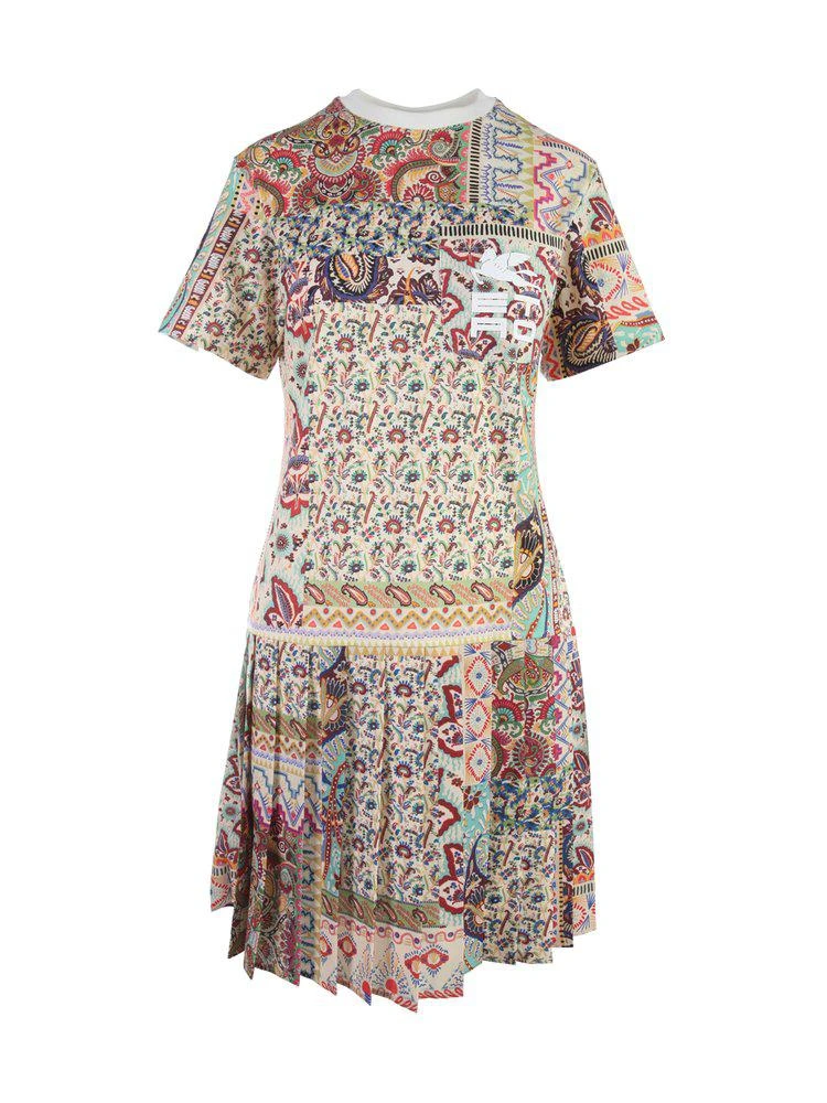 商品ETRO|Etro Logo Patch Paisley Print Short-Sleeved Dress,价格¥2053,第1张图片