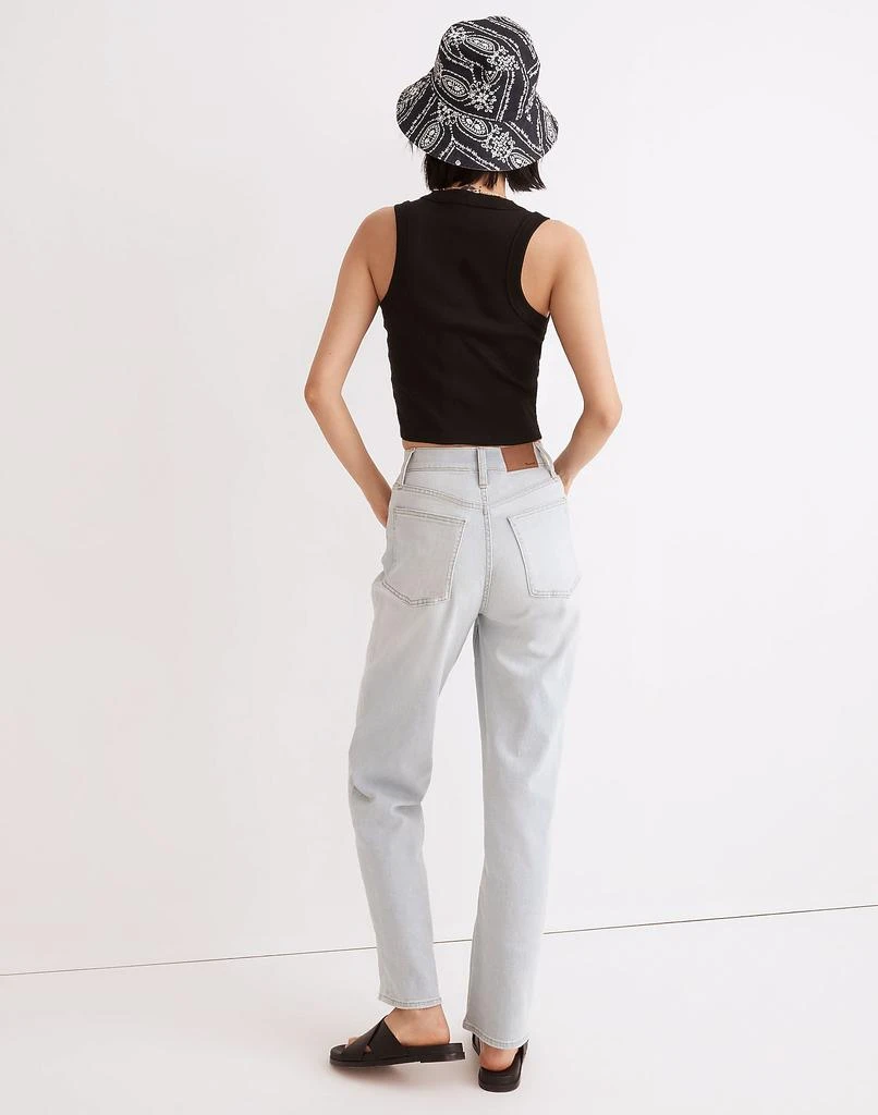 商品Madewell|The Petite Perfect Vintage Straight Jean in Mosedale Wash,价格¥635,第3张图片详细描述