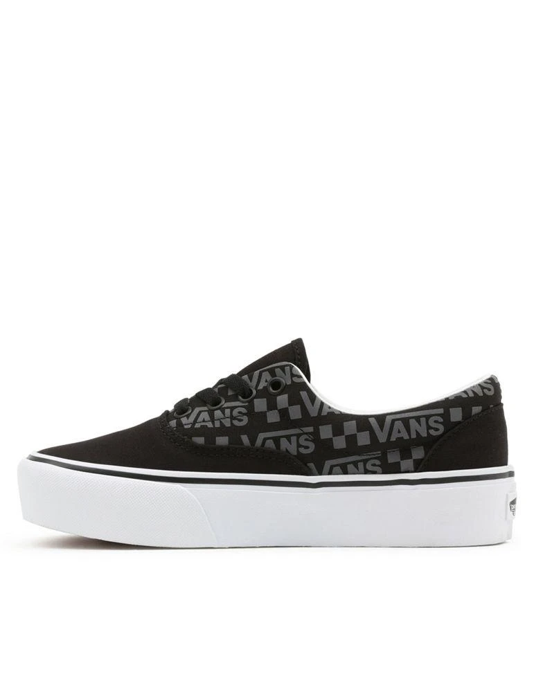 商品Vans|Vans Reflective Logo Era Platform in black and white ,价格¥339,第4张图片详细描述