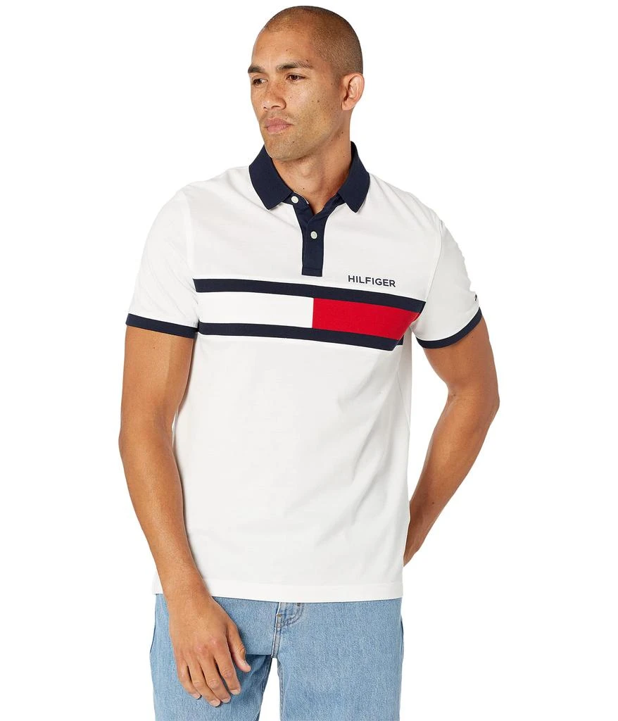 商品Tommy Hilfiger|Flag Pride Polo Shirt in Custom Fit,价格¥521,第1张图片