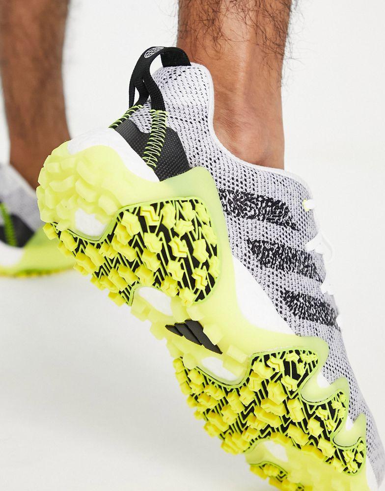 商品Adidas|adidas Golf Codechaos 22 shoes in grey and yellow,价格¥958,第5张图片详细描述